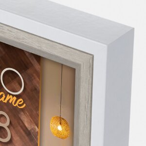 ZEP MDF obrazový rám Bologna 10x15 cm bílý