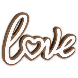 ZEP Cuvier dřevěný nápis Love...