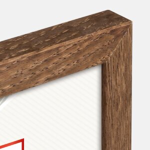 Dřevěný rámeček na obrázky ZEP Certifikát hnědý 21x29,7 cm