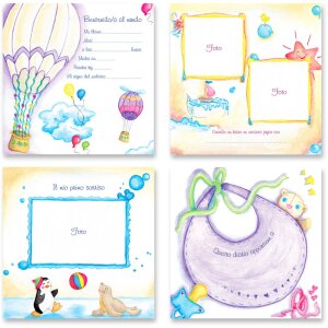 ZEP baby album BABY BOOK assorted 25x25 cm 60...