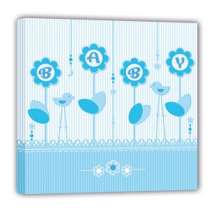ZEP baby album BABY BOOK assorted 25x25 cm 60 bílých stran