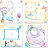 ZEP baby album BABY BOOK assorted 25x25 cm 60 bílých stran