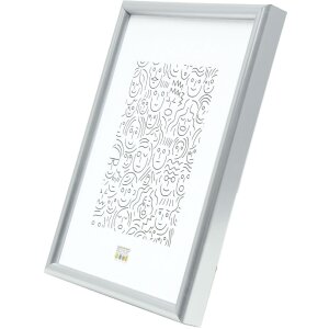 Deknudt S011D1 obrazový rám stříbrný 29,7x42 cm plastový