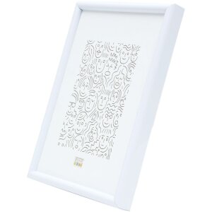 Deknudt S011S1 rámeček na obrázky obyčejný bílý 29,7x42 cm plastový