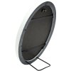 Deknudt S100F1 Oválný rámeček bílý 18x24 cm plastový fotorámeček