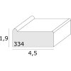 Deknudt S334PA Nosítka + klíny přírodní dřevo 28 cm