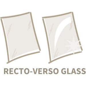 Deknudt S350A1 sklo na rám obrazu Recto Verso...