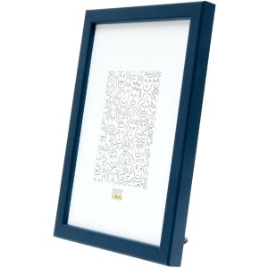 Deknudt S41JL6 Dřevěný rám modrý 21x29,7 cm - Elegantní rámeček na fotografie