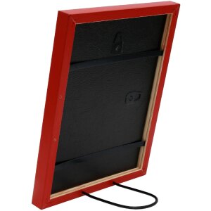 Deknudt S43AK4 Fotorámeček červený dřevěný 30x40 cm s čirým sklem Moderní design