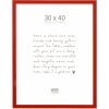 Deknudt S43AK4 Fotorámeček červený dřevěný 30x40 cm s čirým sklem Moderní design