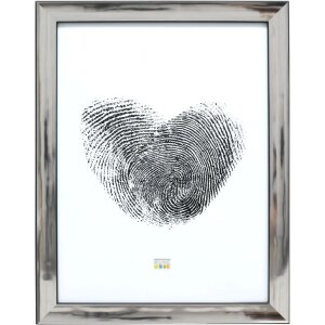 Deknudt S45ND1 Rámeček stříbrný a černý 21x29,7cm plastový