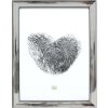Deknudt S45ND1 Rámeček stříbrný a černý 21x29,7cm plastový