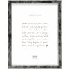 Deknudt S45YE2 Dřevěný rám černý stříbrný okraj 20x28 cm