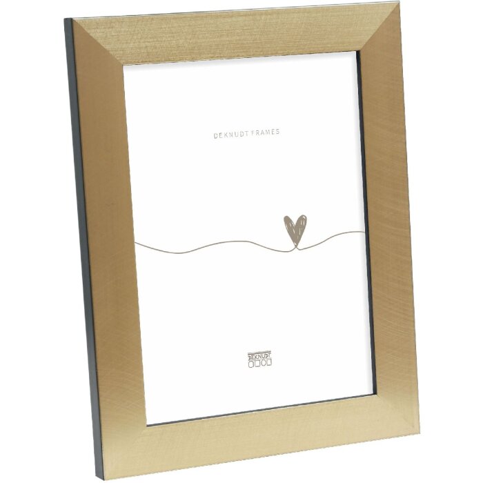 Deknudt S47BB2 zlatý/černý obrazový rám 24x30 cm plastový