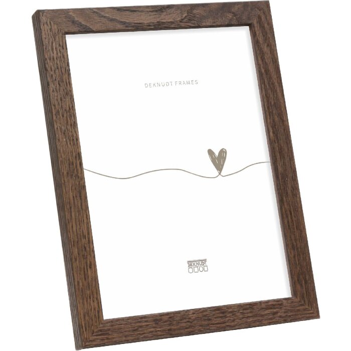 Deknudt S47CJ3 Rám na obraz tmavý dub 21x29.7 cm masiv sklo MDF