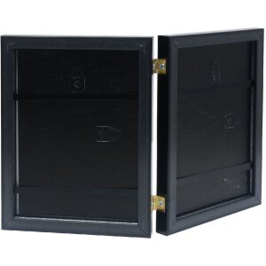 Deknudt S47EG1 Dvojitý fotorámeček kořenový design vertikální 10x15 cm