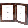 Deknudt S47EG1 Dvojitý fotorámeček kořenový design vertikální 10x15 cm
