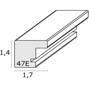 Deknudt S47EG3 Fotorámeček 10x15cm kořenitý vzhled s černým rámem