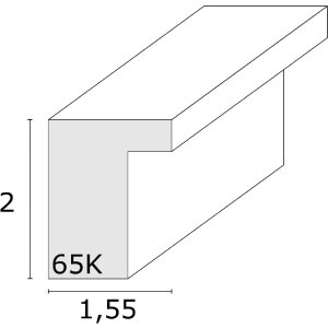 Deknudt S65KK1 obrazový rám bílý dvojitý pasparta 3x 10x15 cm