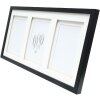 Deknudt S65KK2 černý dvojitý paspartovací rám 3x 10x15 cm
