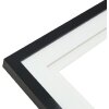 Deknudt S65KK2 Galerijní rám černý dvojitý pasparta 4x10x15 cm