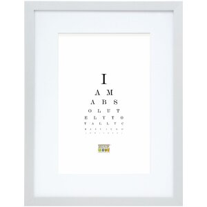 Deknudt S66KD1 Rámeček na obrázky Stříbrná bílá Passepartout 10x15 cm