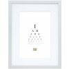 Deknudt S66KD1 Rámeček na obrázky Stříbrná barva Bílý paspartout 29,7x42 cm