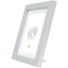 Deknudt S66KD1 Rámeček na obrázky Stříbrná barva Bílý paspartout 29,7x42 cm