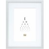 Deknudt S66KD1 Rámeček na obrázky Stříbrná barva Bílý paspartout 29,7x42 cm