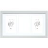 Deknudt S66KD1 fotorámeček stříbrný 3 fotografie passe-partout 13x18 cm