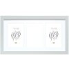 Deknudt S66KD1 fotorámeček stříbrný 3 fotografie 15x20 cm s paspartou
