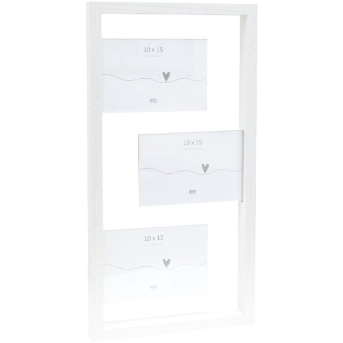Deknudt S68UA1 rámeček na 3 obrázky 10x15 cm, bílý