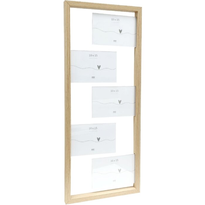 Deknudt S68UA3 rám přírodní dřevo 5 obrázků 10x15 cm