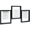 Deknudt S68UB2 Galerijní rám černý pro 3 obrazy 10x15 cm