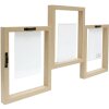 Deknudt S68UB3 Galerijní rám přírodní dřevo 3 obrazy 10x15 cm přírodní barva