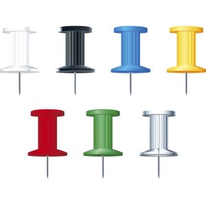 Exacompta špendlíky na nástěnku...