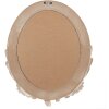 Clayre & Eef Mirror 50x5x60 Oválné nástěnné zrcadlo z bílého skla MDF s ptáky
