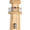 Clayre & Eef 5LMP278 Stojací lampa lighthouse wood nature 23x23x140 cm E27/max 60W