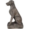 Clayre & Eef 5MG0044 Bronzová soška psa 44x26x73 cm