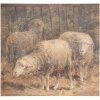 Clayre & Eef 65308 Obraz 50x3x50 cm nástěnná dekorace ve vintage stylu