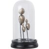 Clayre & Eef 65466 Skleněný zvonek s dekorem srdce Ø 22x13 cm