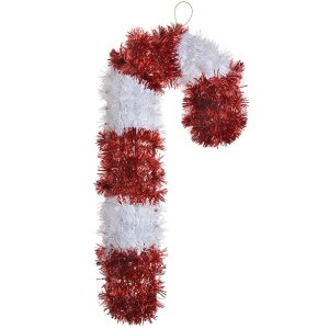 Clayre & Eef 65474 Dekorace Candy Cane červená...
