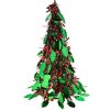 Clayre & Eef 65540M Vánoční stromek Ø 16x38 cm Zelený Červený