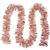 Clayre & Eef 65552 Dekorace Vánoční girlanda Rose Gold 200 cm