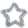Clayre & Eef 65564ZI Dekorace Star Silver 45x2x45 cm