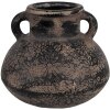 Clayre & Eef 6CE1711 Dekorace Květináč šedý Ø 15x13 cm