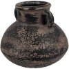 Clayre & Eef 6CE1711 Dekorace Květináč šedý Ø 15x13 cm