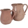 Clayre & Eef 6CE1712P Dekorace Džbán růžový 21x16x20 cm