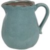 Clayre & Eef 6CE1713BL Dekorace Džbán modrý 17x13x15 cm