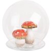 Clayre & Eef 6GL4446 Skleněný zvon průhledný Ø 15x16 cm